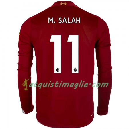 Divisa di Calcio Liverpool M.Salah 11 Prima 2019/2020 Manica Lunga